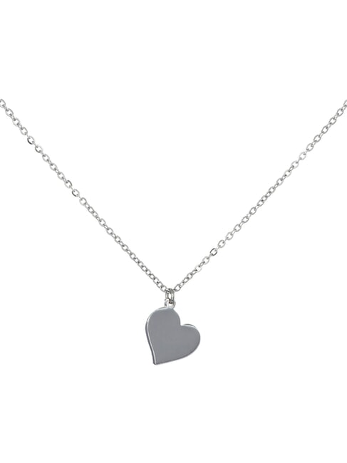 AMEN ACCIAIO Necklace with heart silver - Necklaces