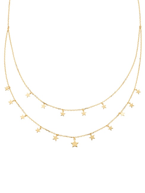 AMEN COCCOLE Silver star necklace gold - Necklaces
