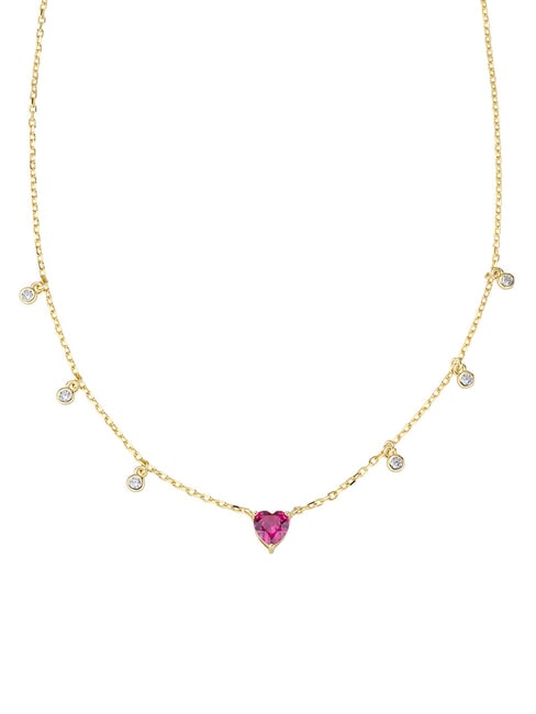 AMEN AMORE Multicharms silver necklace gold - Necklaces