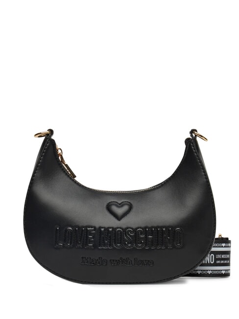 LOVE MOSCHINO MADE WITH LOVE Shoulder bag Black - Women’s Bags