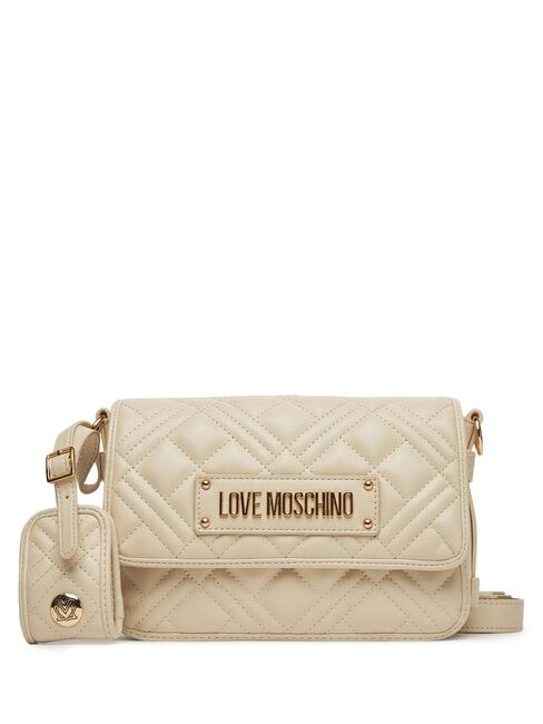 LOVE MOSCHINO QUILTED S Mini Shoulder Bag ivory - Women’s Bags