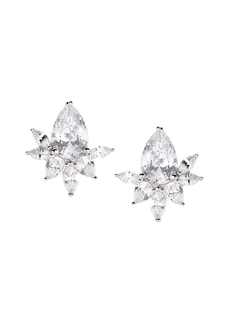 AMEN STARDUST Earrings with zirconia rhodium - Earrings