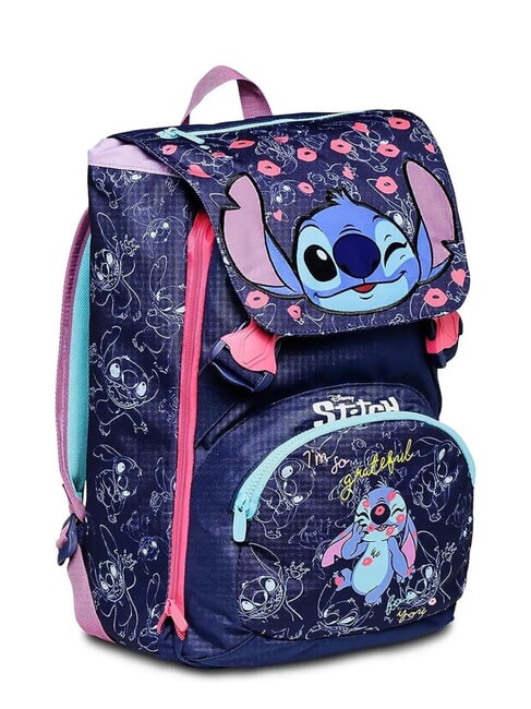 LILO & STITCH MY ALIEN PAL Expandable backpack Bluedeep - Backpacks & School and Leisure
