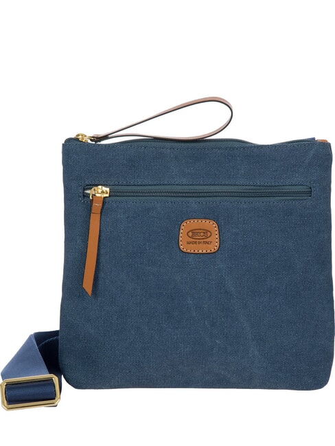 BRIC’S SORRENTO EMMA Canvas flat shoulder bag blue - Women’s Bags
