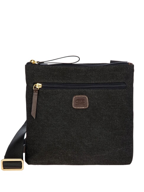 BRIC’S SORRENTO EMMA Canvas flat shoulder bag Black - Women’s Bags