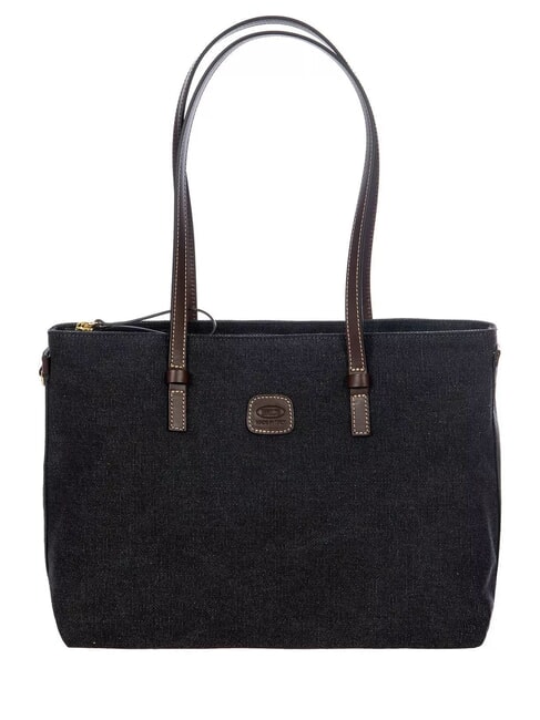 BRIC’S SORRENTO VITTORIA Canvas shopping bag Black - Women’s Bags
