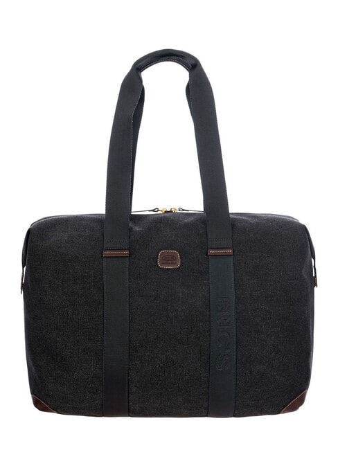 BRIC’S SORRENTO M Medium Canvas Duffel Bag Black - Duffle bags