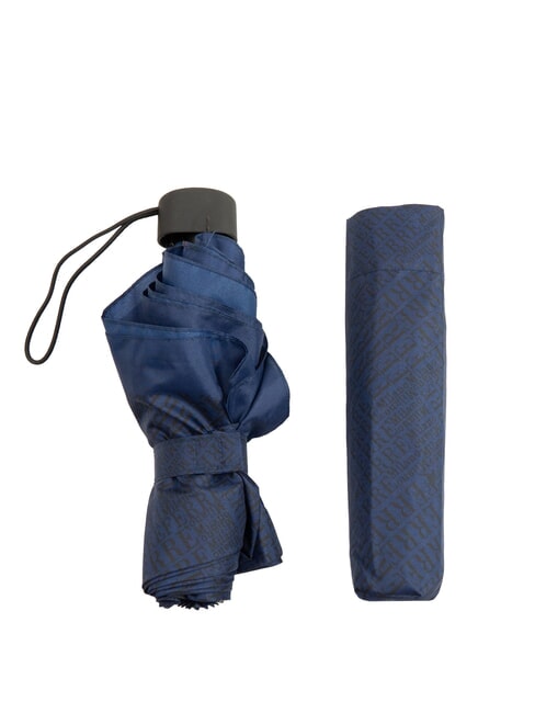FERRÈ LOGO ALL OVER Mini Manual Umbrella navy02 - Umbrellas