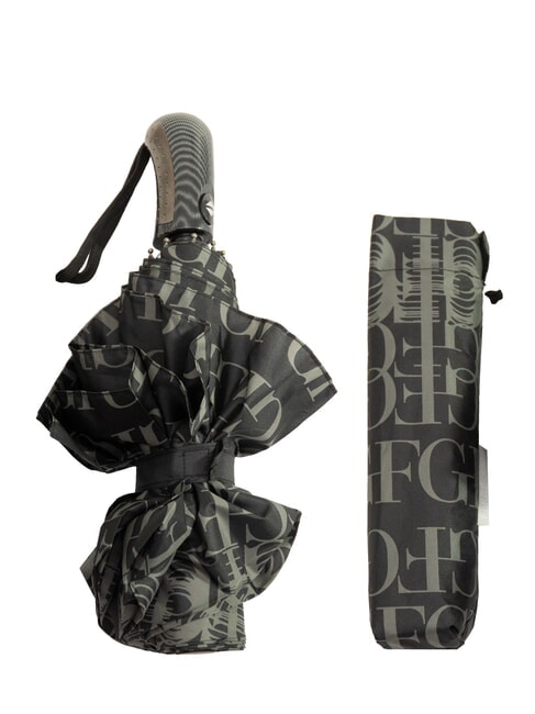 FERRÈ JUMBO Mini Automatic Umbrella black logo 02 - Umbrellas
