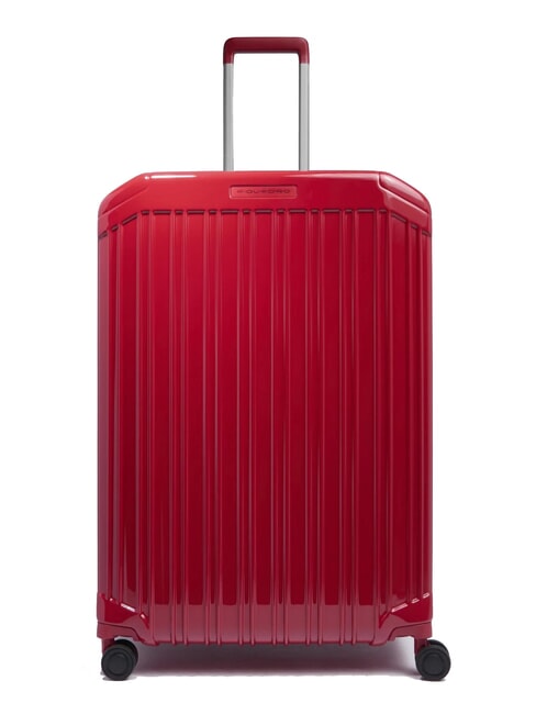 PIQUADRO PQ-LIGHT  Large, expandable trolley Red2 - Rigid Trolley Cases