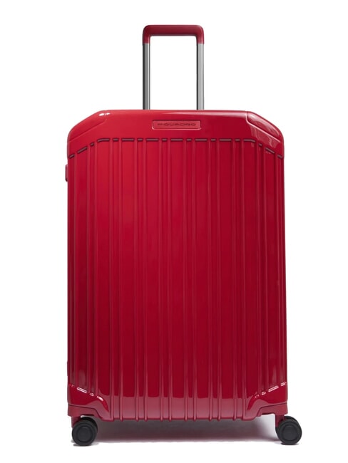PIQUADRO PQ-LIGHT Medium expandable trolley Red2 - Rigid Trolley Cases