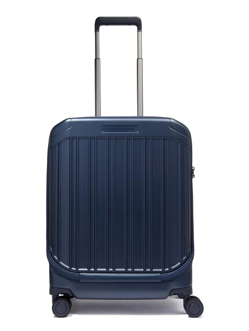 PIQUADRO PQ-LIGHT Cabin trolley with laptop pocket blue - Hand luggage