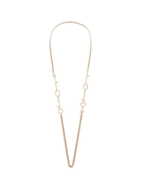 LIUJO LETTERS Necklace gold rose - Necklaces