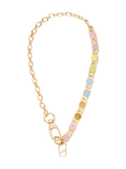 LIUJO PAINTED LETTERS Necklace gold - Necklaces