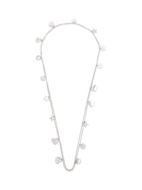 LIUJO MULTI CHARM Necklace silver - Necklaces