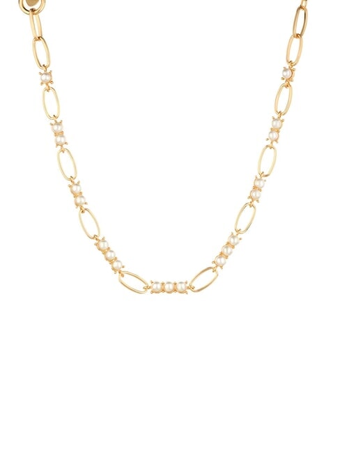 LIUJO PEARL Pearl necklace gold - Necklaces