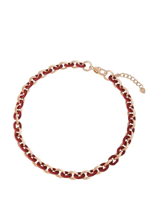 LIUJO ENAMEL Necklace gold - Necklaces