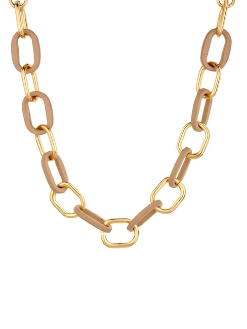 LIUJO DOUBLE CHAIN Necklace gold - Necklaces