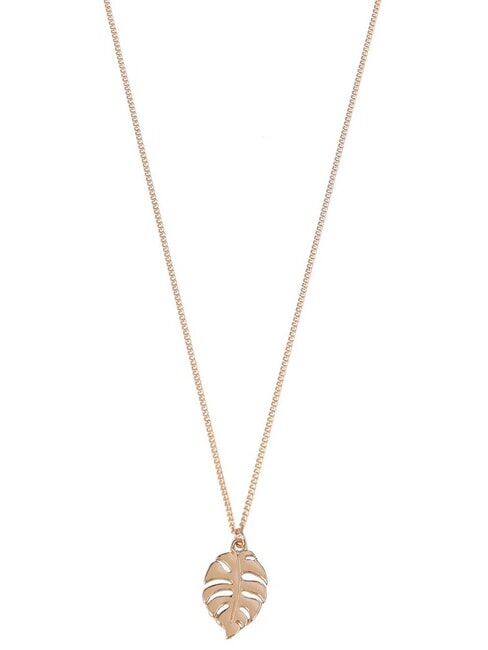 LIUJO CHARM LEAF Necklace gold - Necklaces