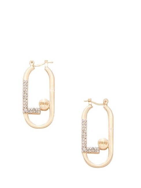 LIUJO CRYSTAL LIGHTS Crystal earrings gold - Earrings
