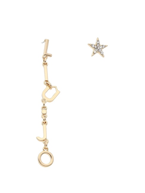 LIUJO LETTERING Earrings gold rose - Earrings