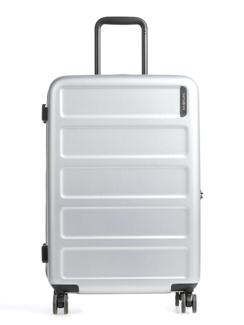 SAMSONITE QUADRIX Medium spinner trolley SILVER - Rigid Trolley Cases