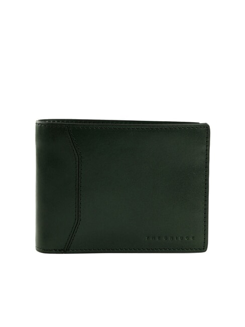THE BRIDGE FILIPPO Leather wallet with coin purse malachite/rut. dark - Men’s Wallets