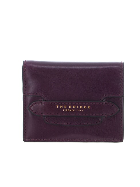THE BRIDGE LUCREZIA Medium Leather Wallet grape abb. gold - Women’s Wallets