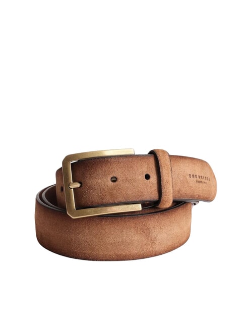 THE BRIDGE BRUNELLESCHI Shortenable leather belt BROWN - Belts