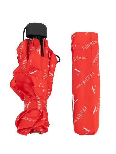 FERRÈ LOGO ALL OVER Mini Manual Umbrella red03 - Umbrellas