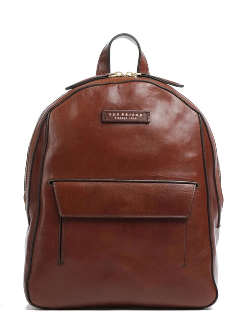 THE BRIDGE DIANA Leather backpack BROWN - Women’s Bags