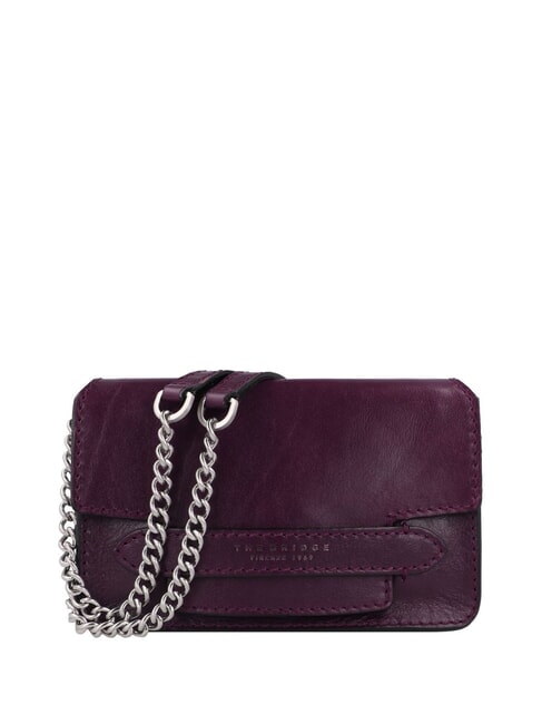 THE BRIDGE LUCREZIA Shoulder/Crossbody Mini Bag grape abb. ruthenium white - Women’s Bags