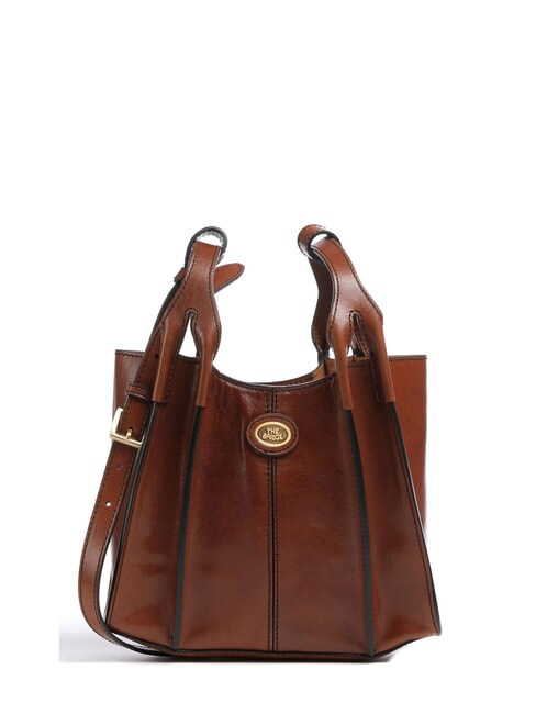 THE BRIDGE CLAUDIA Leather Bucket Bag BROWN - Women’s Bags
