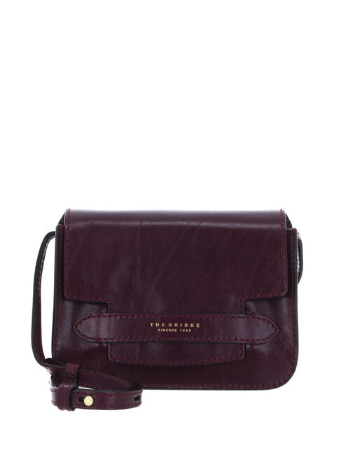 THE BRIDGE LUCREZIA Shoulder mini bag grape abb. gold - Women’s Bags