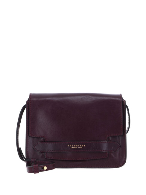 THE BRIDGE LUCREZIA Shoulder mini bag grape abb. gold - Women’s Bags