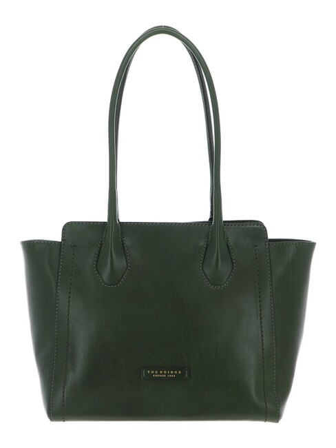 THE BRIDGE FIONA Leather shopping bag english green abb. gold - Women’s Bags