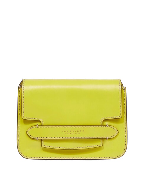 THE BRIDGE LUCREZIA Shoulder mini bag lime with gold - Women’s Bags