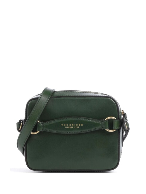 THE BRIDGE BETTINA Leather camera bag emerald gold abb. - Women’s Bags