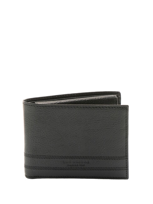 THE BRIDGE CESARE  Men's Leather Wallet Black - Men’s Wallets