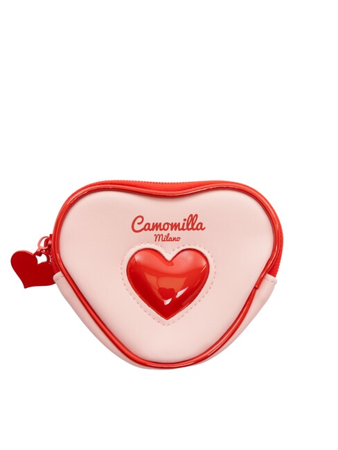 CAMOMILLA PAINTED HEART Girl's coin purse LOLLIPOP PINK - Kids bags and accessories