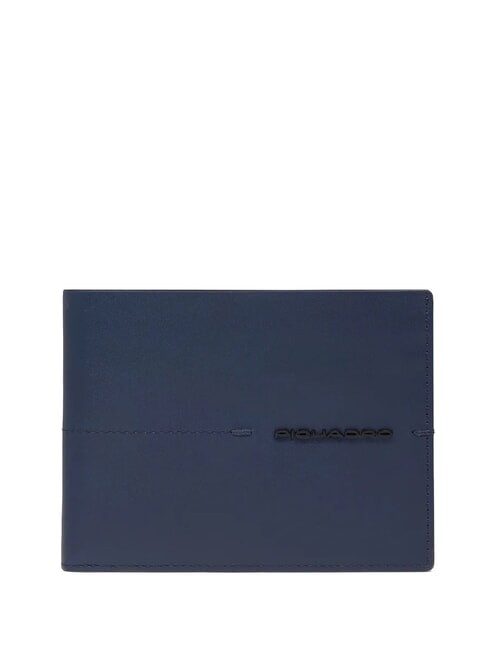PIQUADRO KIRI Leather wallet blue - Men’s Wallets