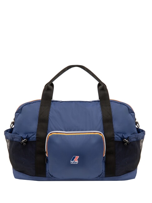 KWAY LE VRAI 3.0 MARCEL Foldable nylon duffel bag deep cobalt blue - Duffle bags