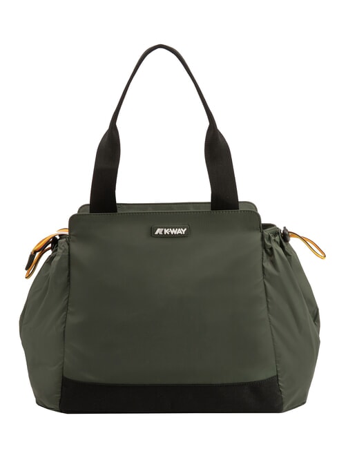KWAY AISY Nylon Tote Bag green blackish - Women’s Bags
