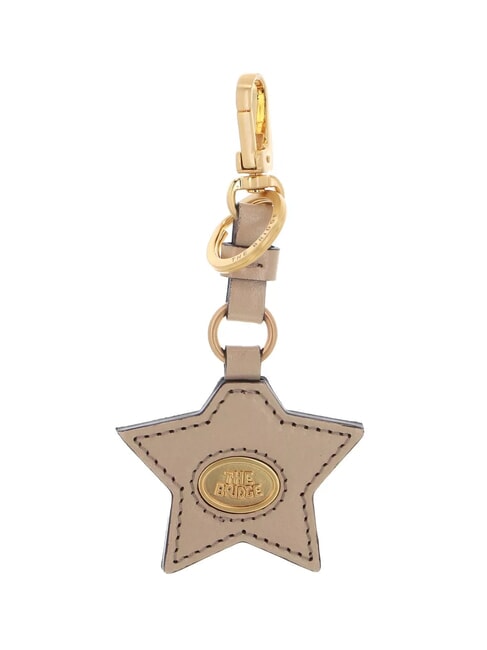 THE BRIDGE DUCCIO Leather charm keychain butter abb. gold - Key holders