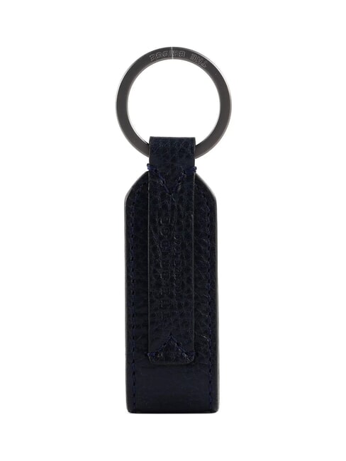 THE BRIDGE DUCCIO Leather charm keychain blue / ruten - Key holders