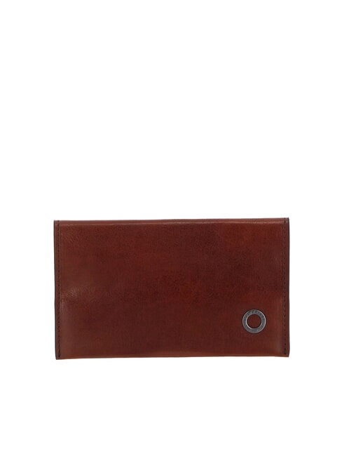 THE BRIDGE BIAGIO Leather tobacco case brown 14/ruthenium palladium - Travel Accessories