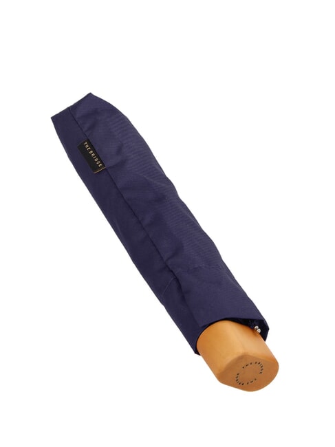 THE BRIDGE FIBER FLAT Mini manual opening umbrella BLUE NAVY GOLD - Umbrellas