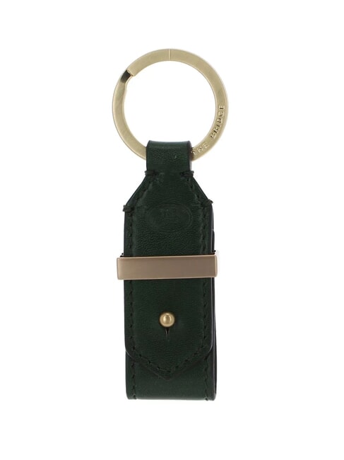 THE BRIDGE DUCCIO Leather charm keychain english green abb. gold - Key holders