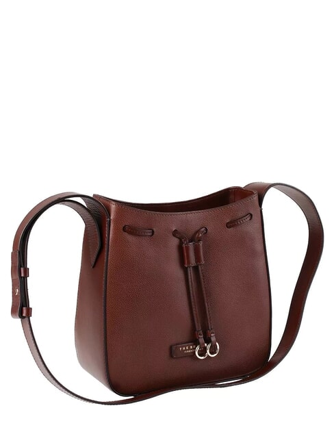 THE BRIDGE CARLOTTA Bucket shoulder bag BROWN - Women’s Bags