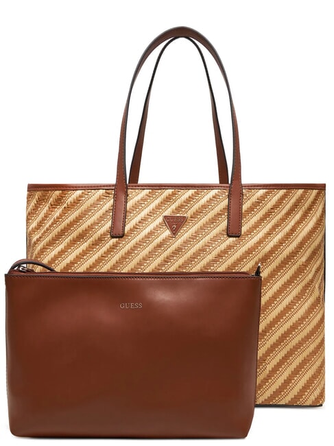 GUESS VIKKY II  Shoulder bag natural / cognac - Women’s Bags